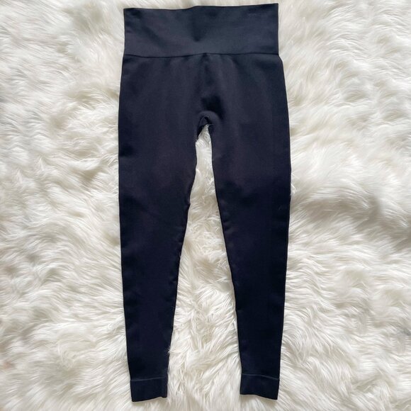 SET Active Black Onyx Sculpt Flex Power Compression Seamless High Waist Leggings - Picture 3 of 7